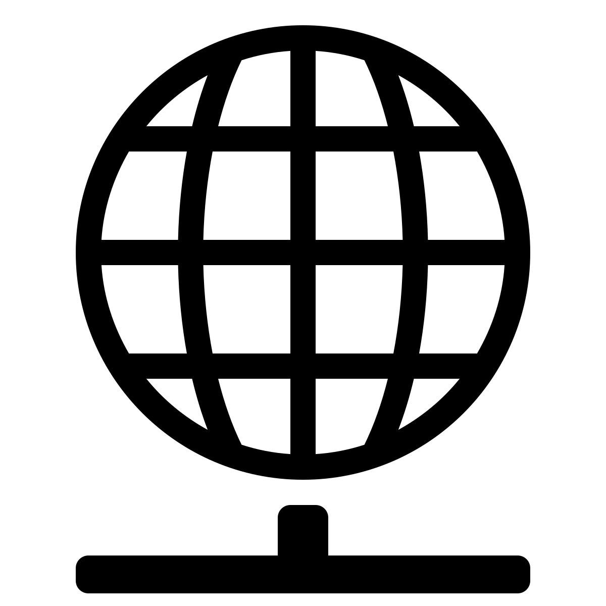 parakeet partial filled style web globe icon