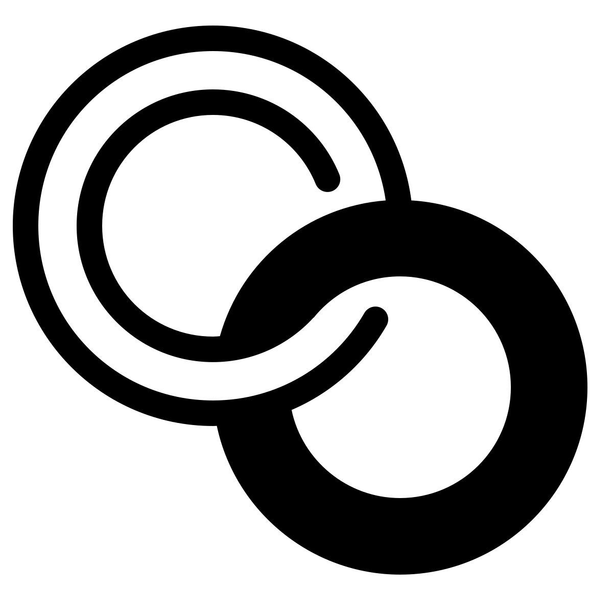 parakeet partial filled style wedding rings icon