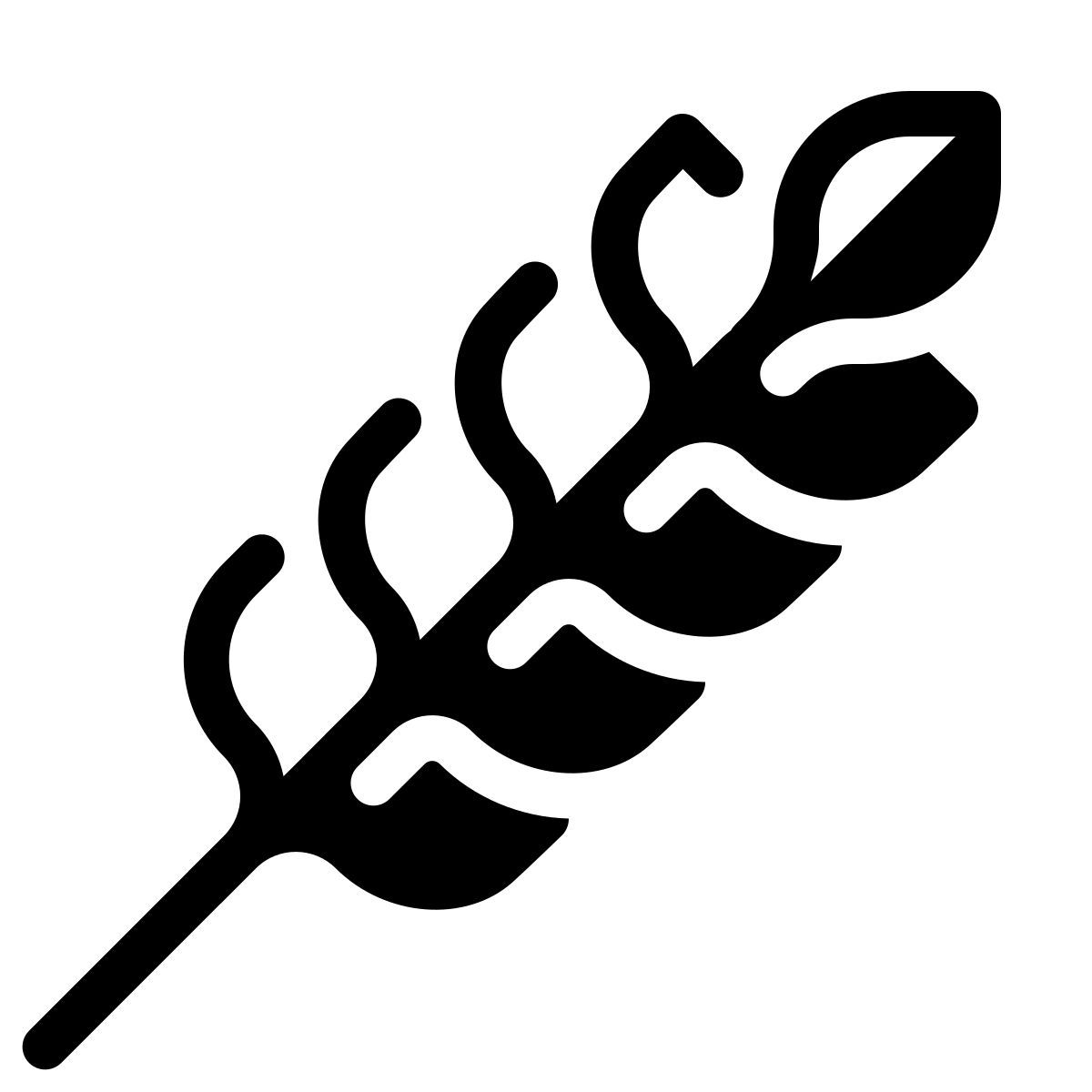 parakeet partial filled style wheat icon