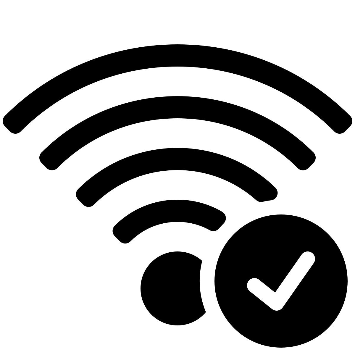 parakeet partial filled style wi fi conectado icon