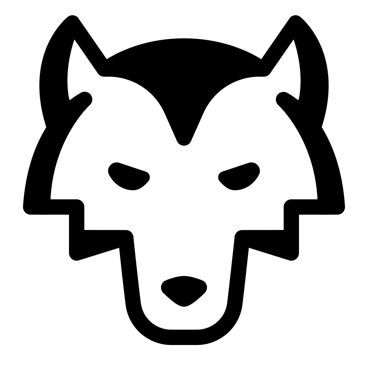 parakeet partial filled style loup icon