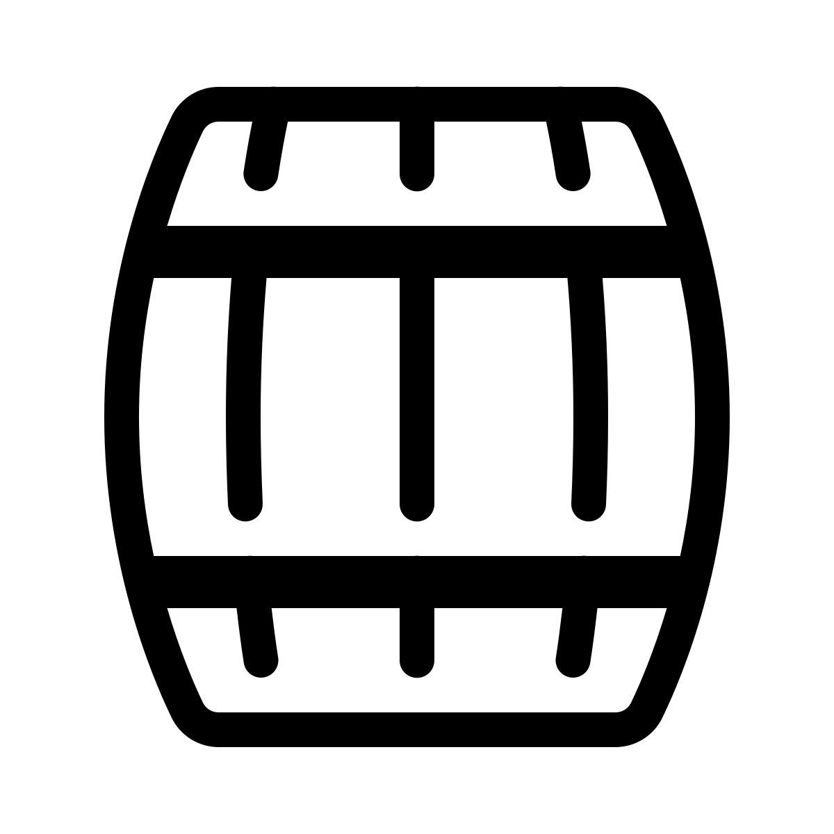 parakeet partial filled style barrel icon