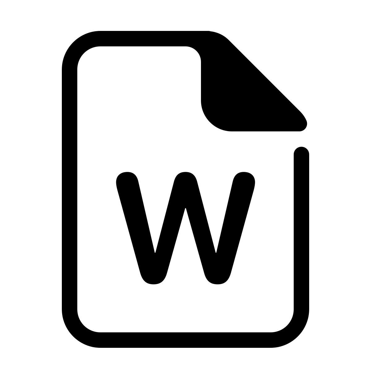 parakeet partial filled style word icon