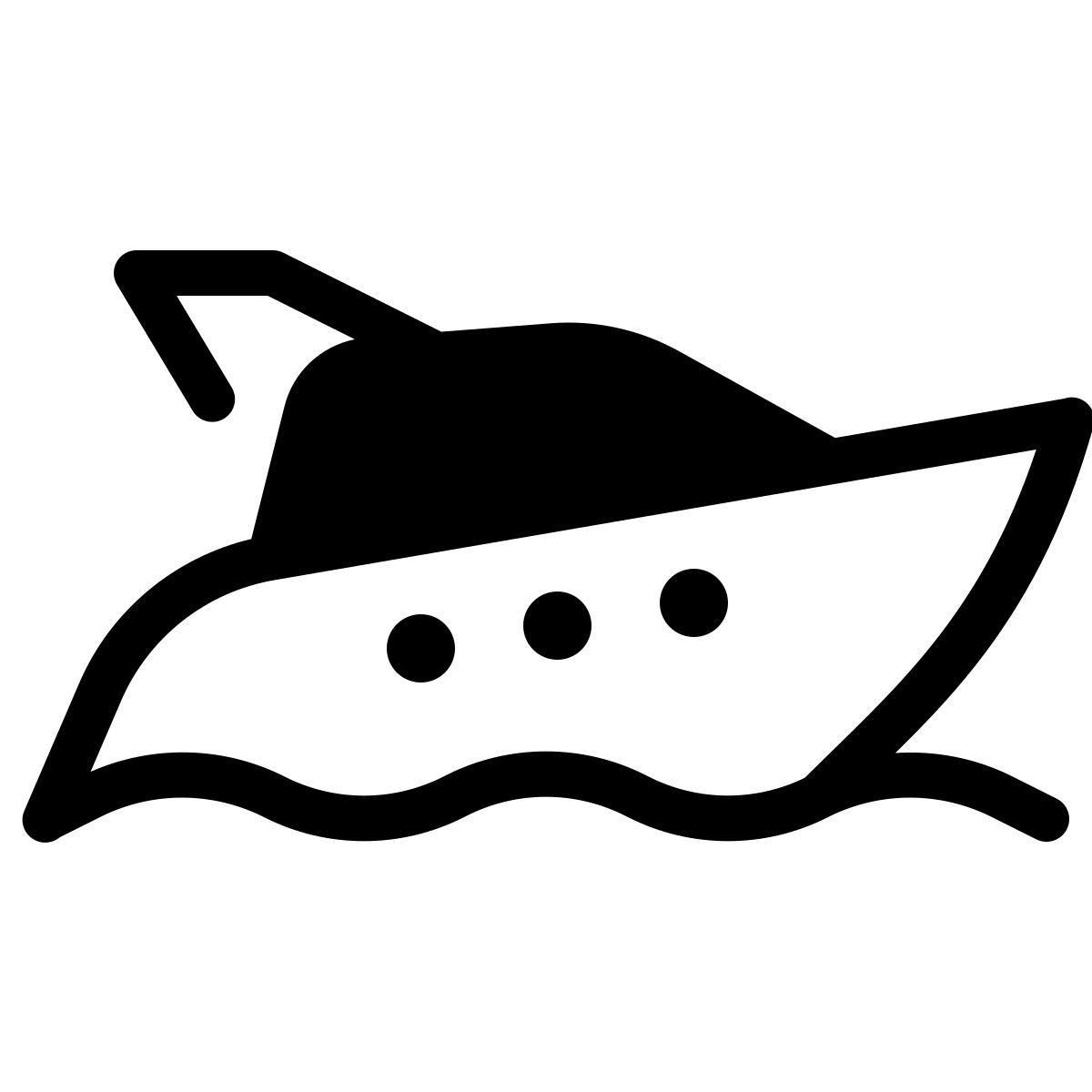 parakeet partial filled style яхта icon