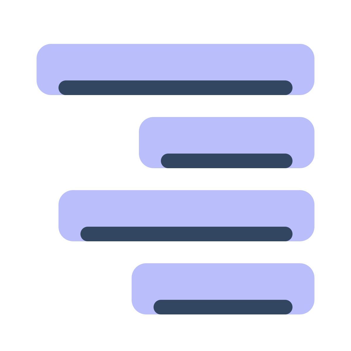 parakeet color style allinea a destra icon