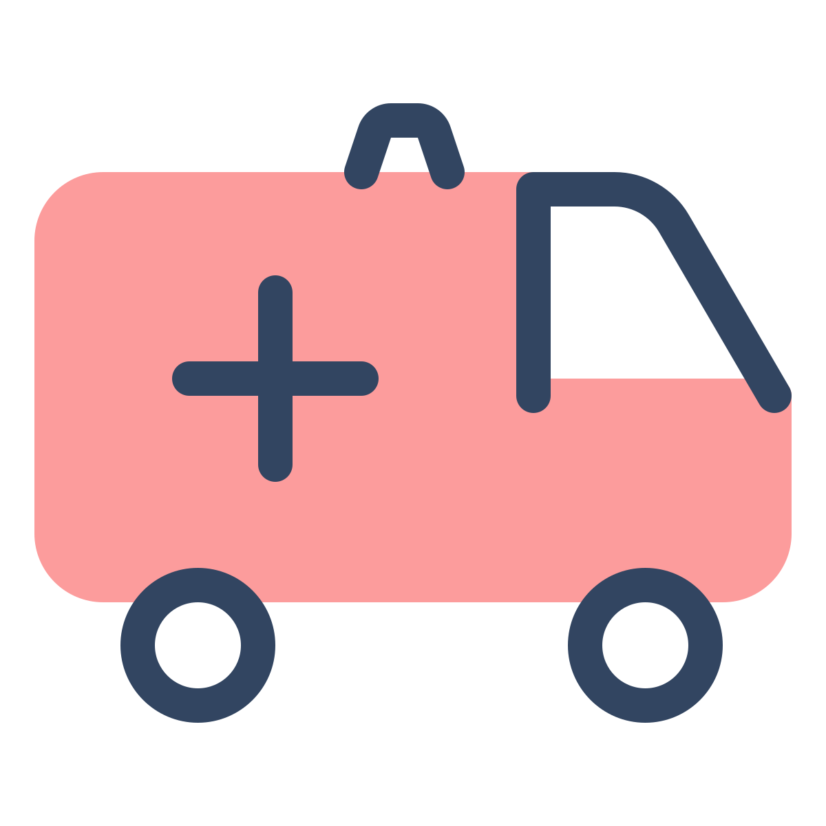 parakeet color style ambulance icon