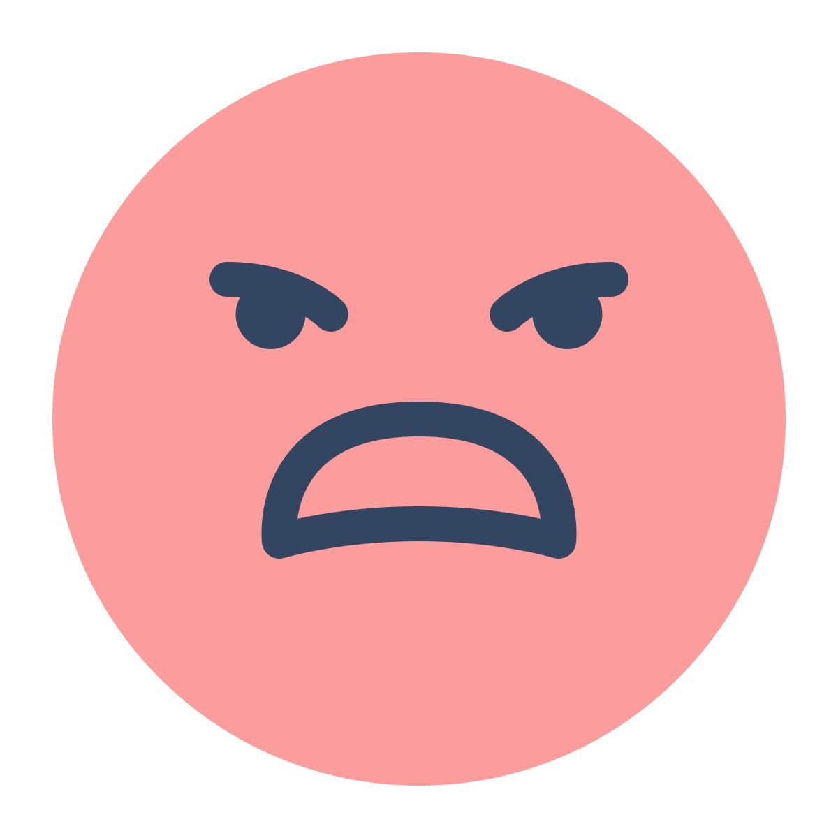 parakeet color style wütend icon