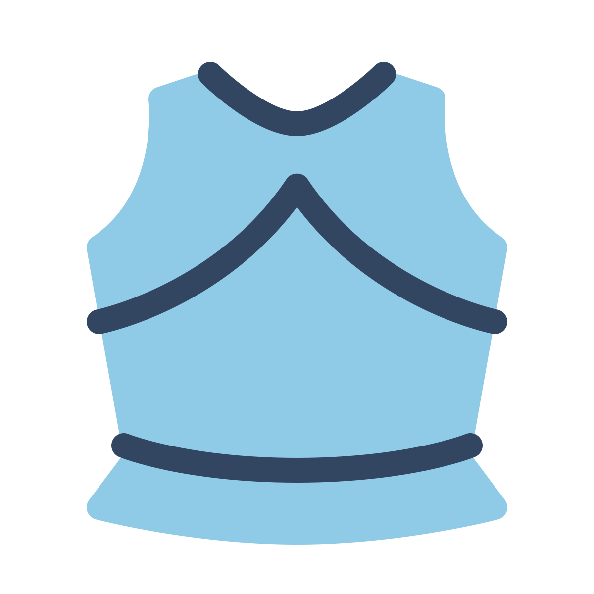 parakeet color style armored breastplate icon