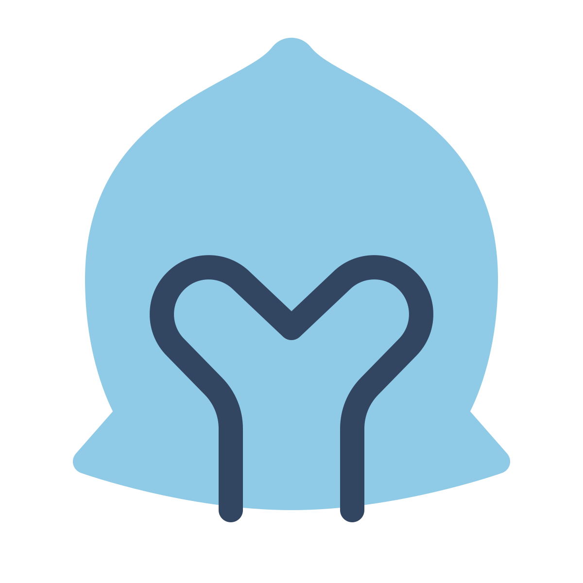 parakeet color style armored helmet icon