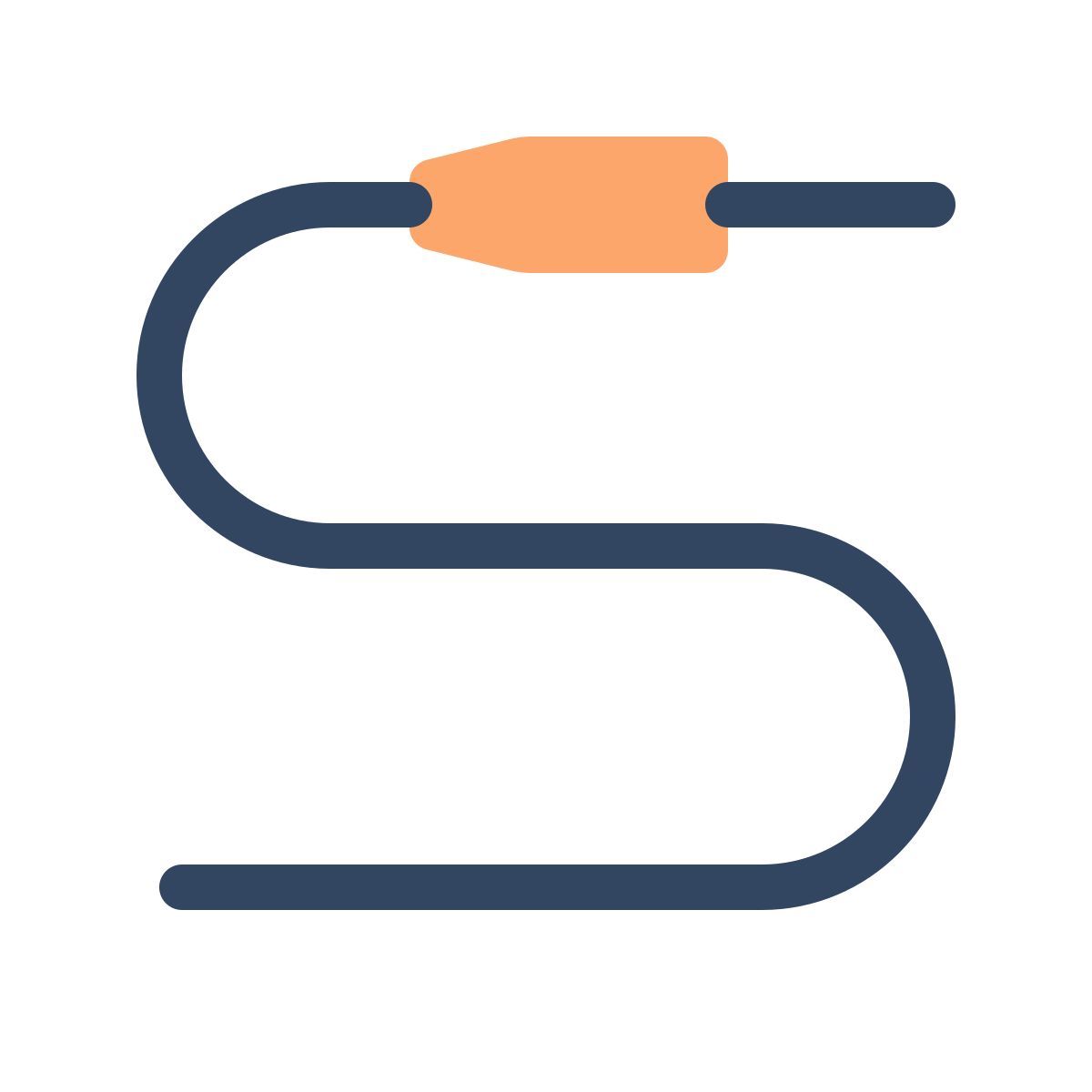 parakeet color style audio cable  v2 icon