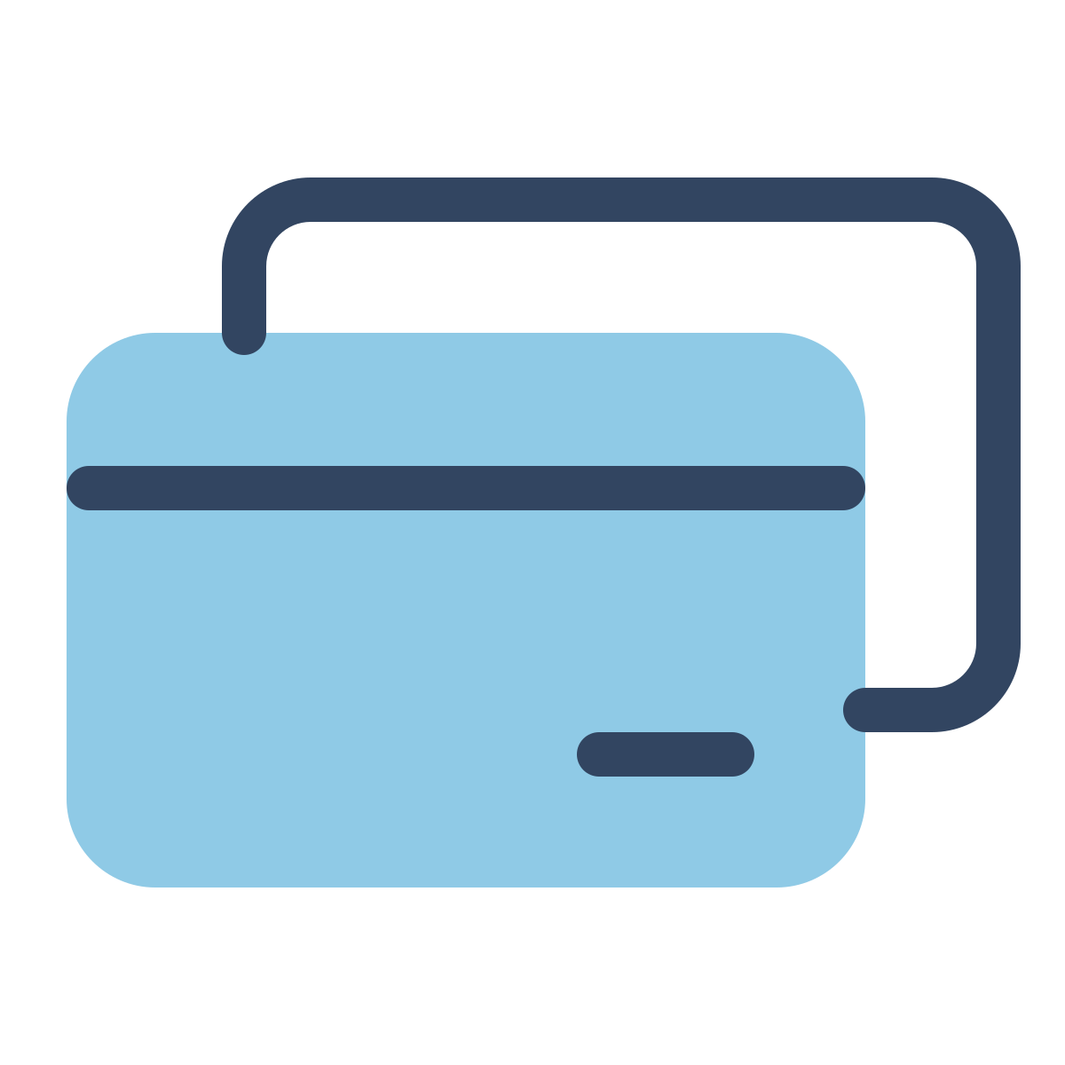 parakeet color style bank cards icon