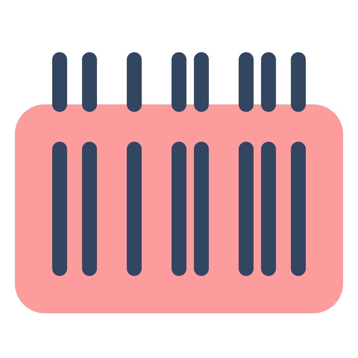 parakeet color style barcode scanner icon