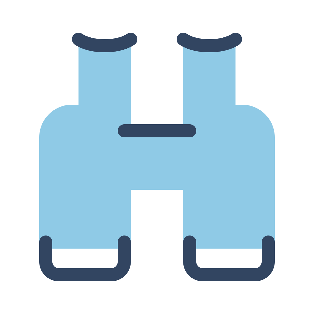 parakeet color style binoculars icon