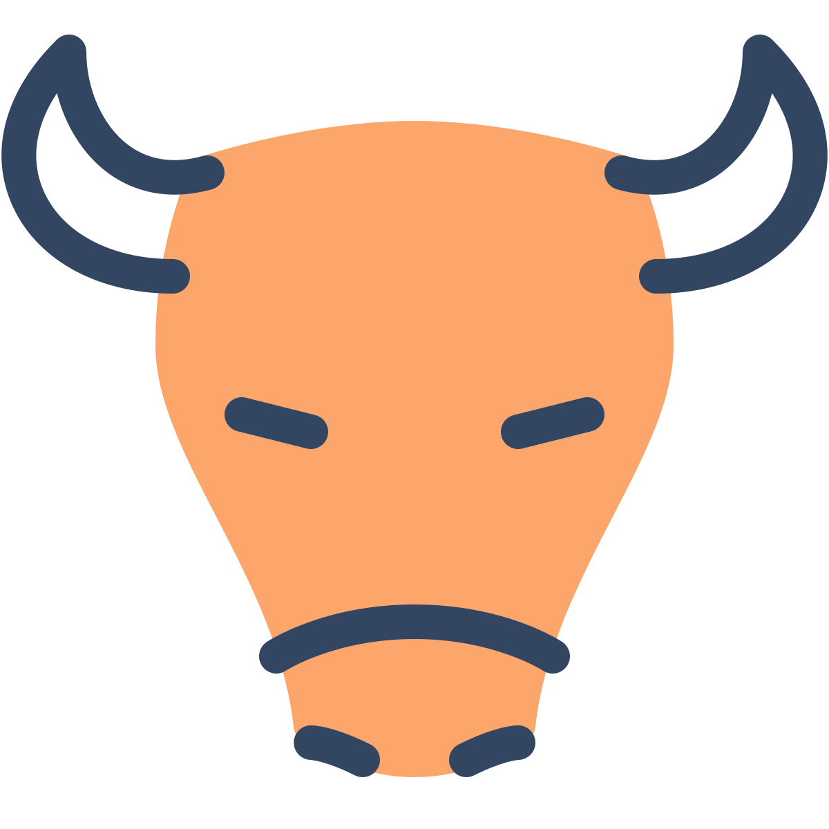 parakeet color style bull icon