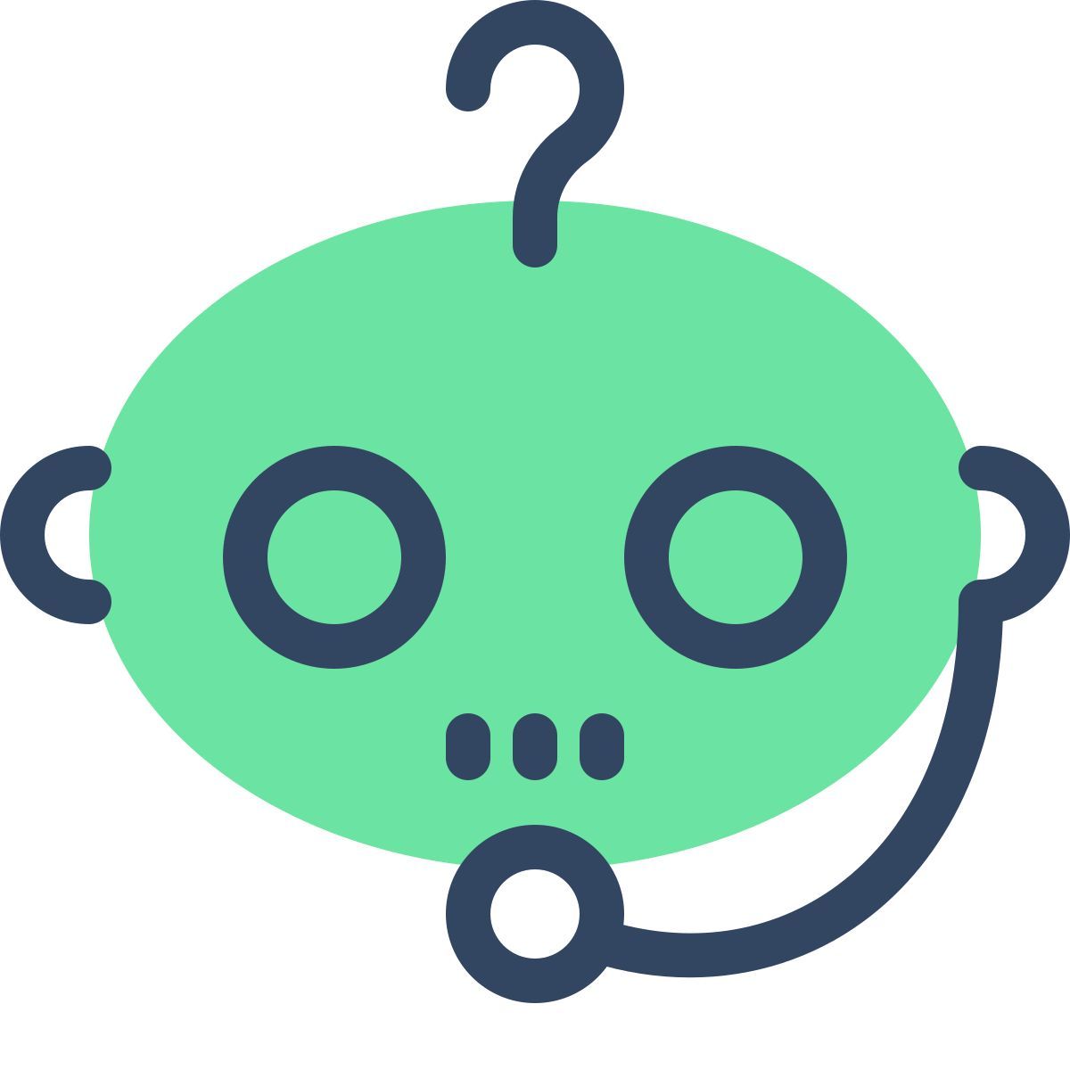 parakeet color style chatbot icon