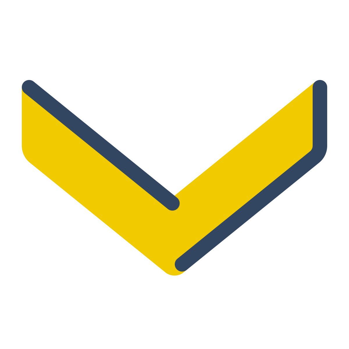 parakeet color style chevron下跌 icon