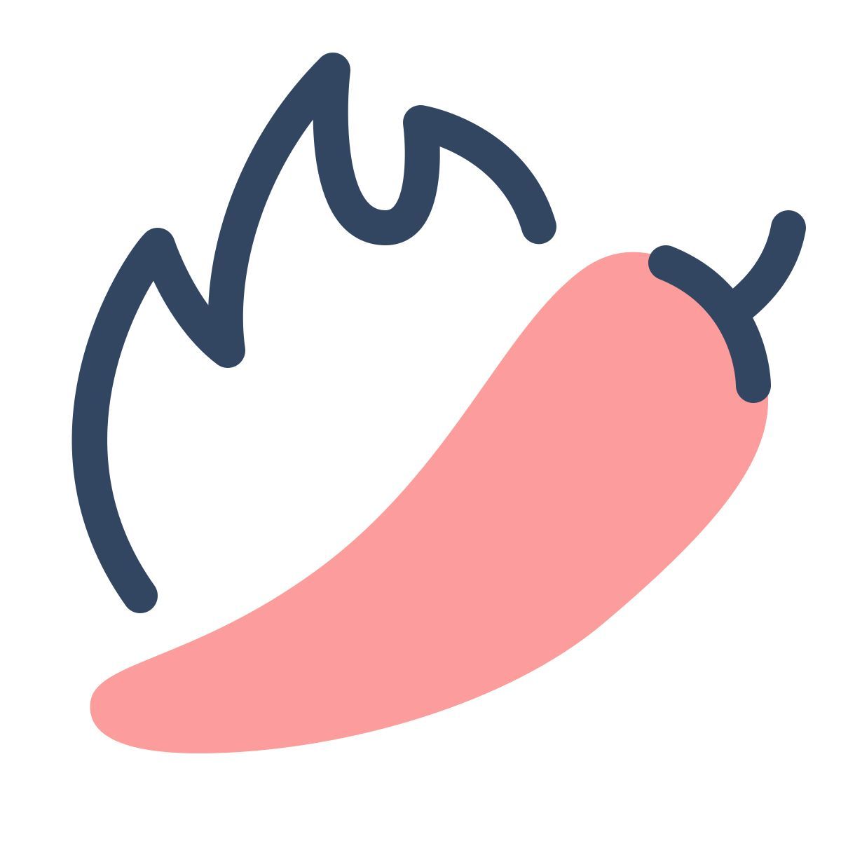 parakeet color style chili pepper icon
