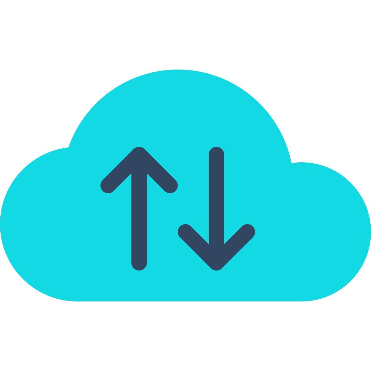 parakeet color style cloud backup restore icon