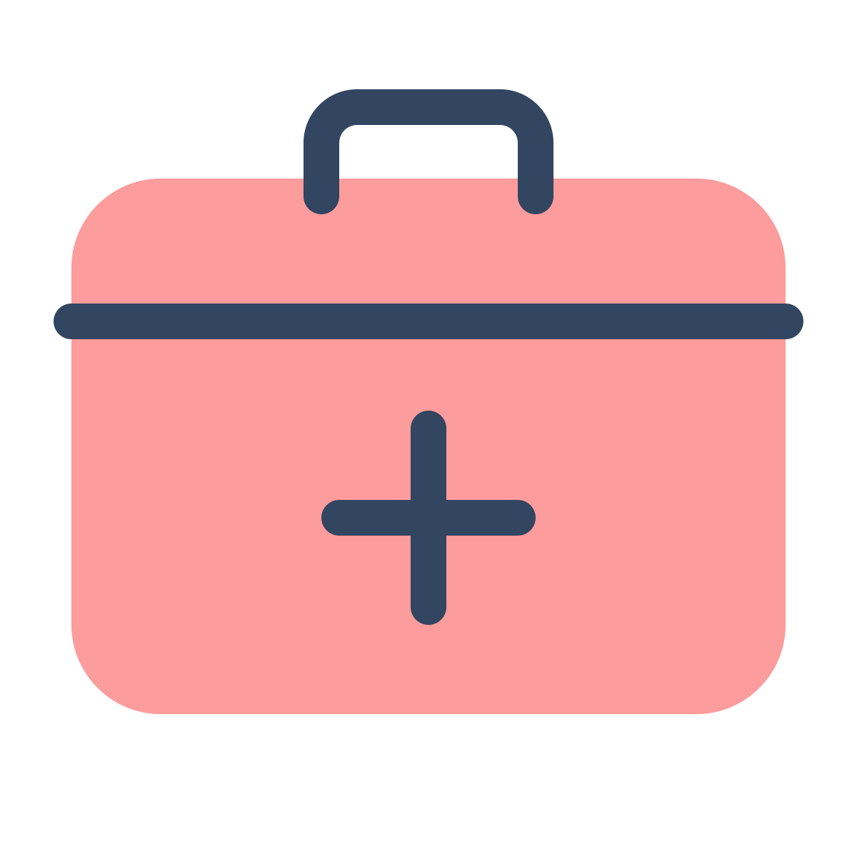 parakeet color style doctors bag icon