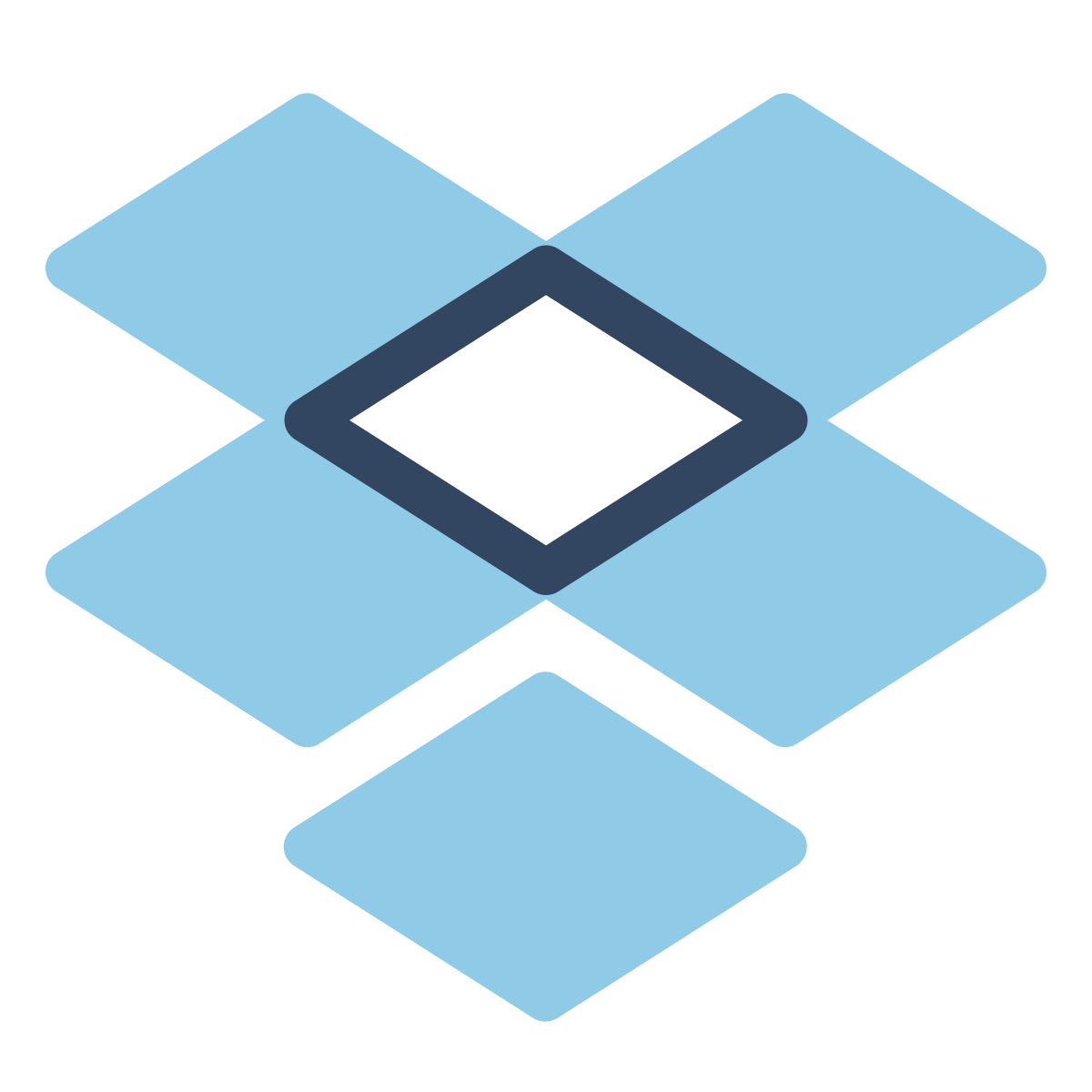 parakeet color style dropbox icon