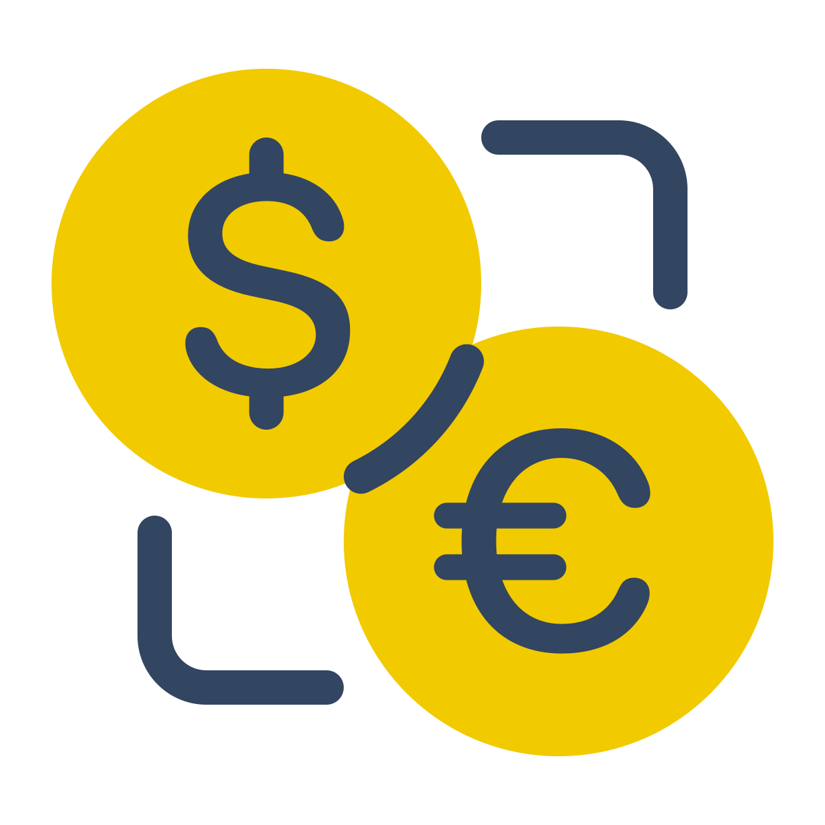 parakeet color style euro exchange icon