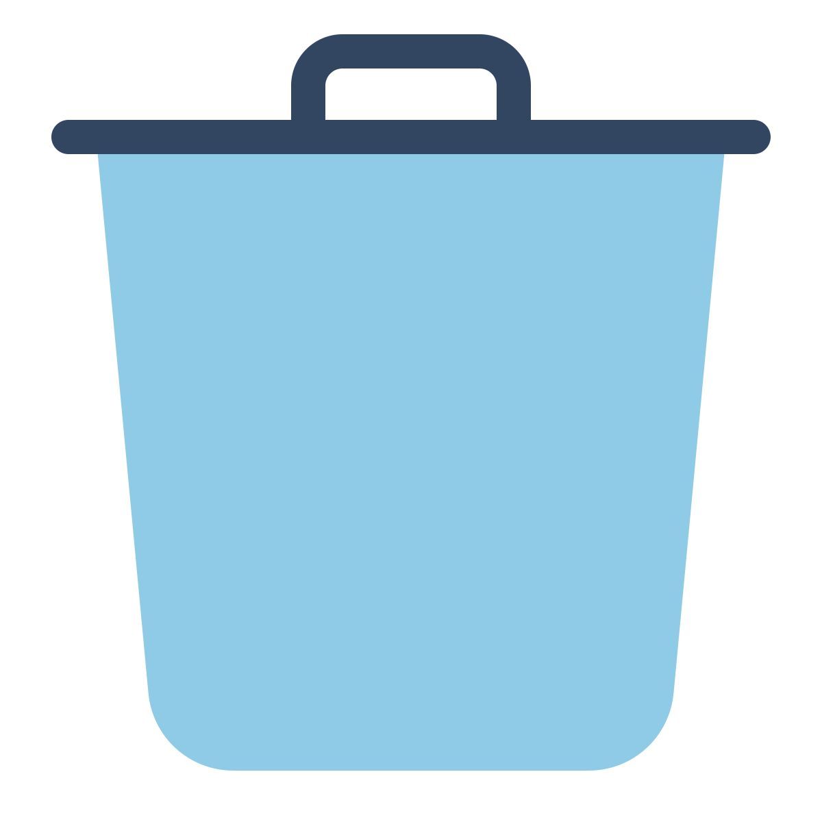 parakeet color style delete icon