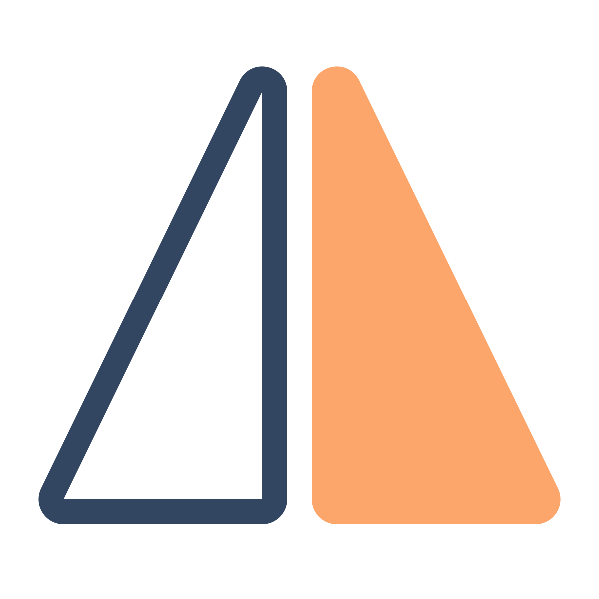 parakeet color style flip vertical icon
