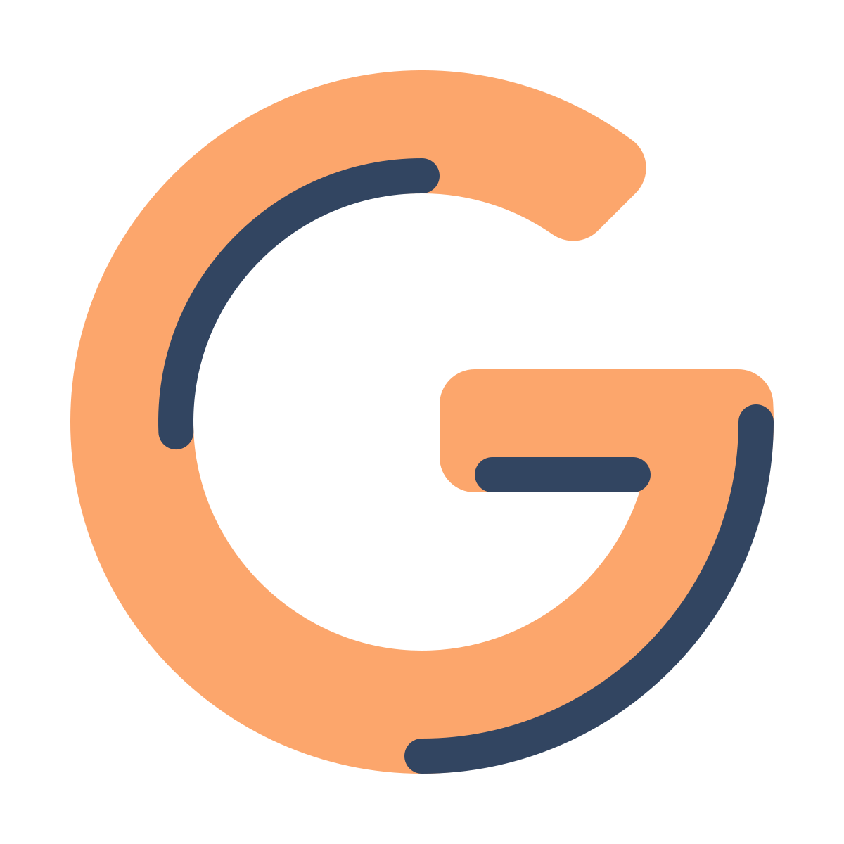 parakeet color style google logo icon