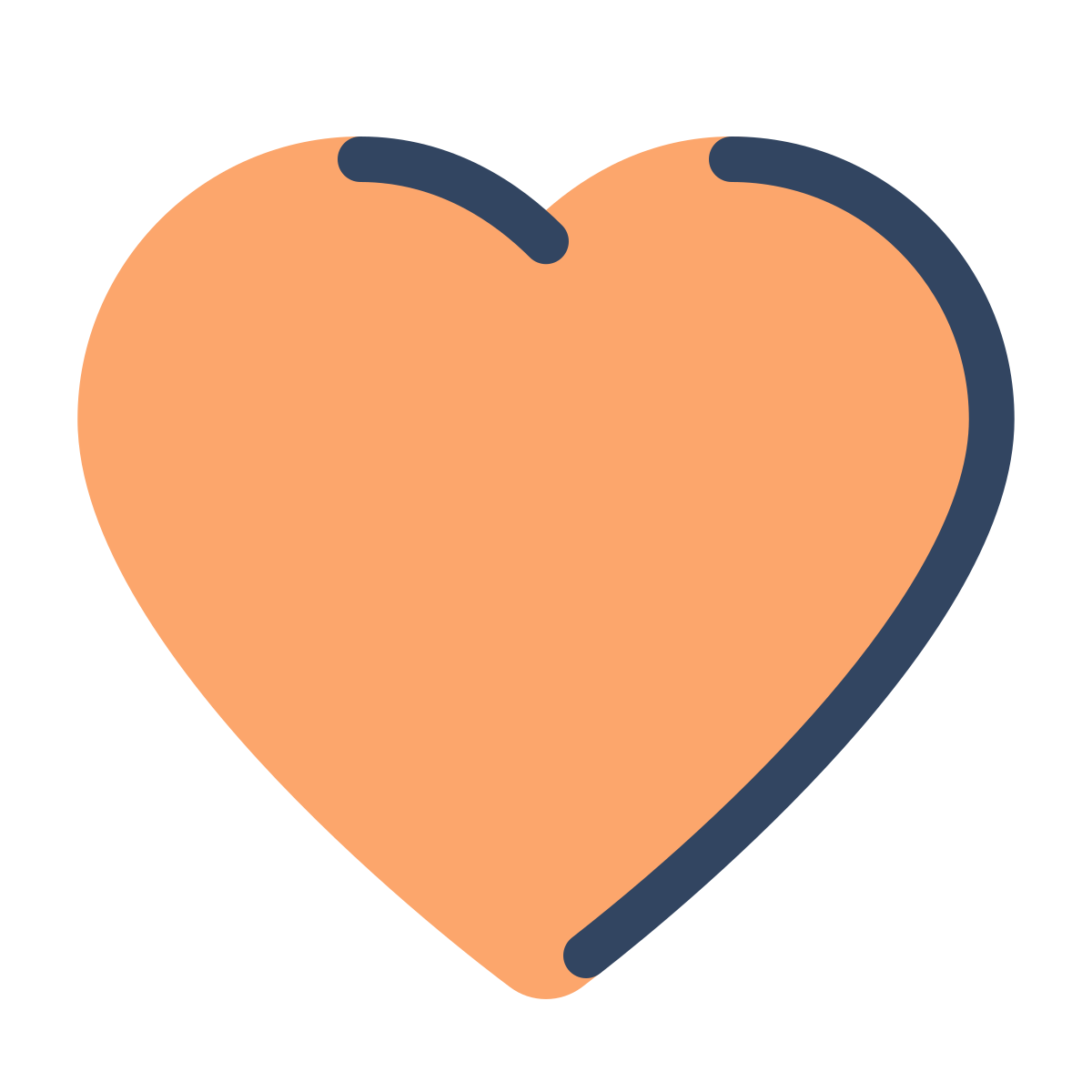 parakeet color style hearts icon