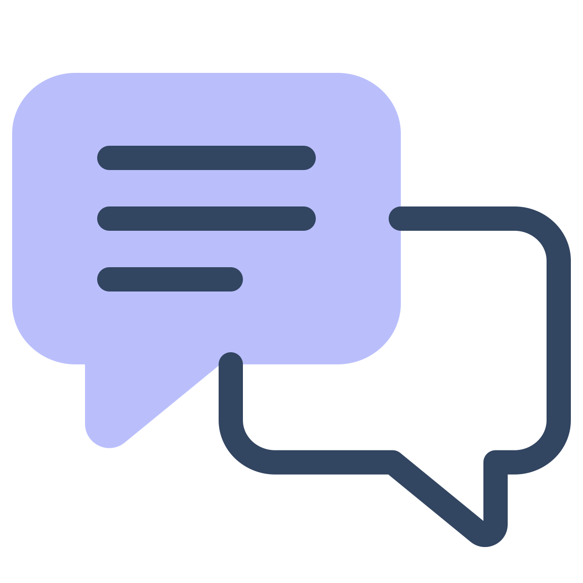 parakeet color style messaging  icon