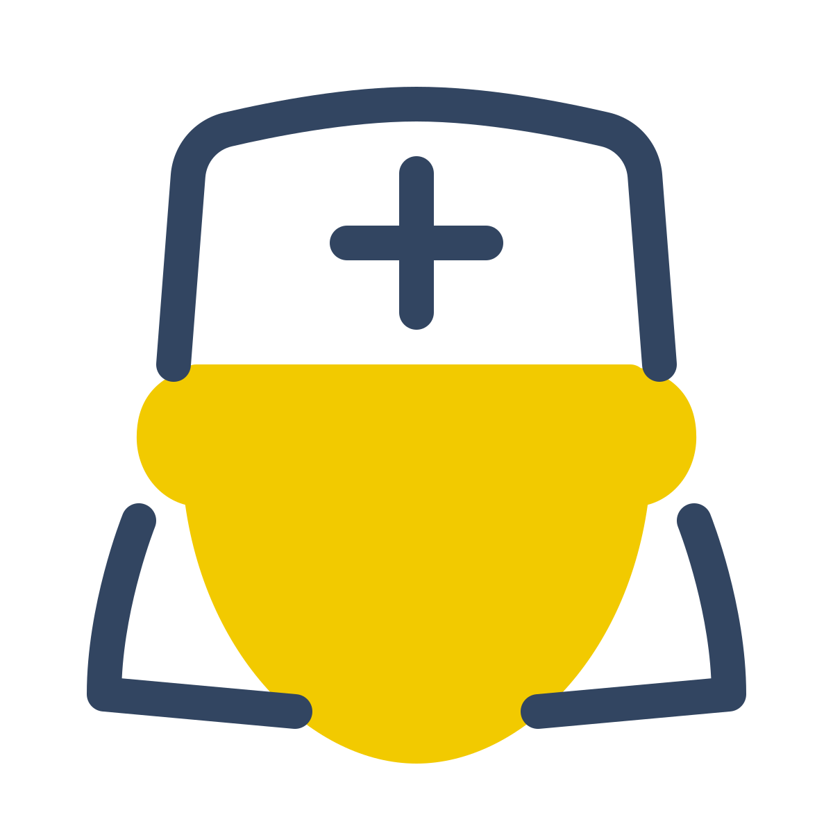 parakeet color style nurse female icon