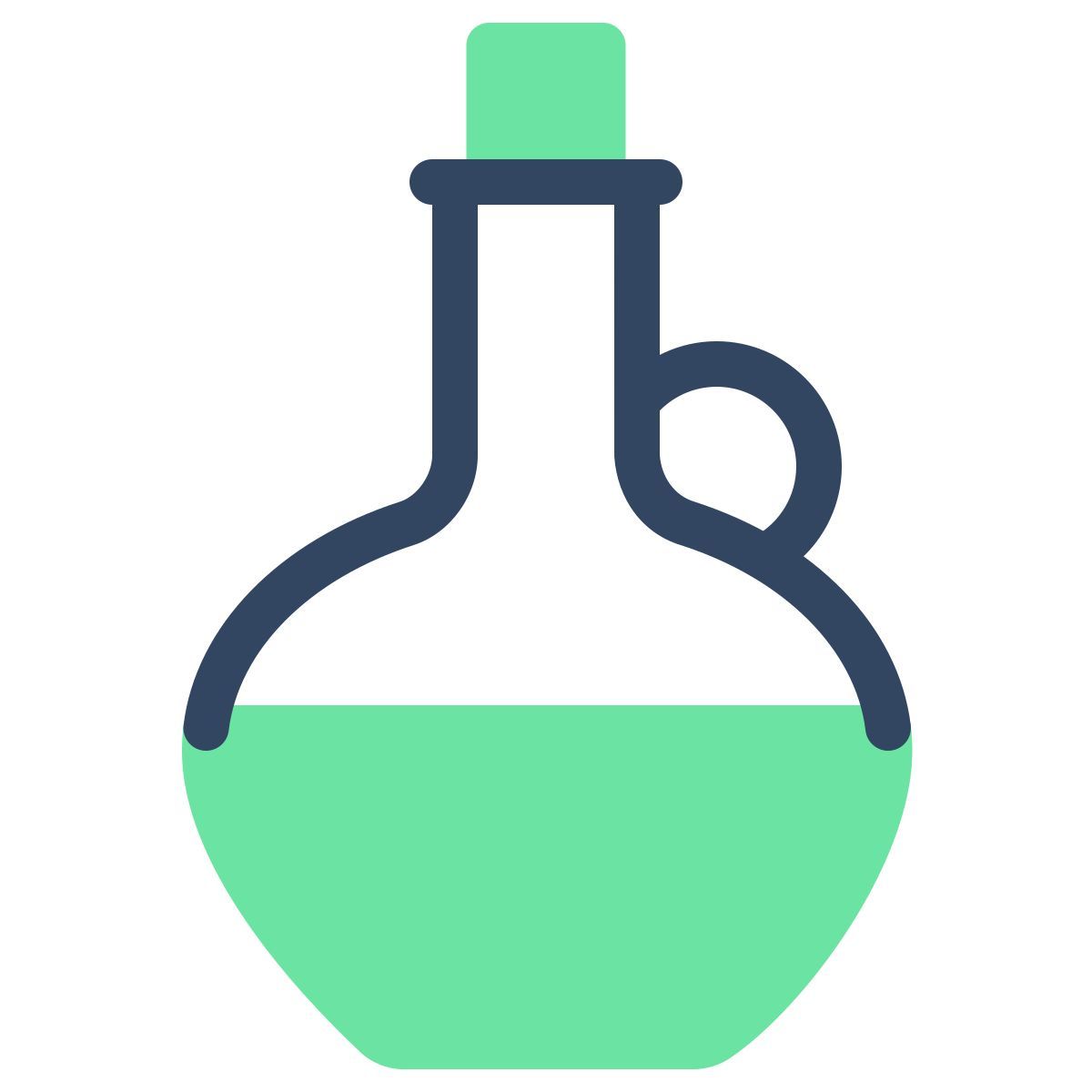 parakeet color style olivenöl icon