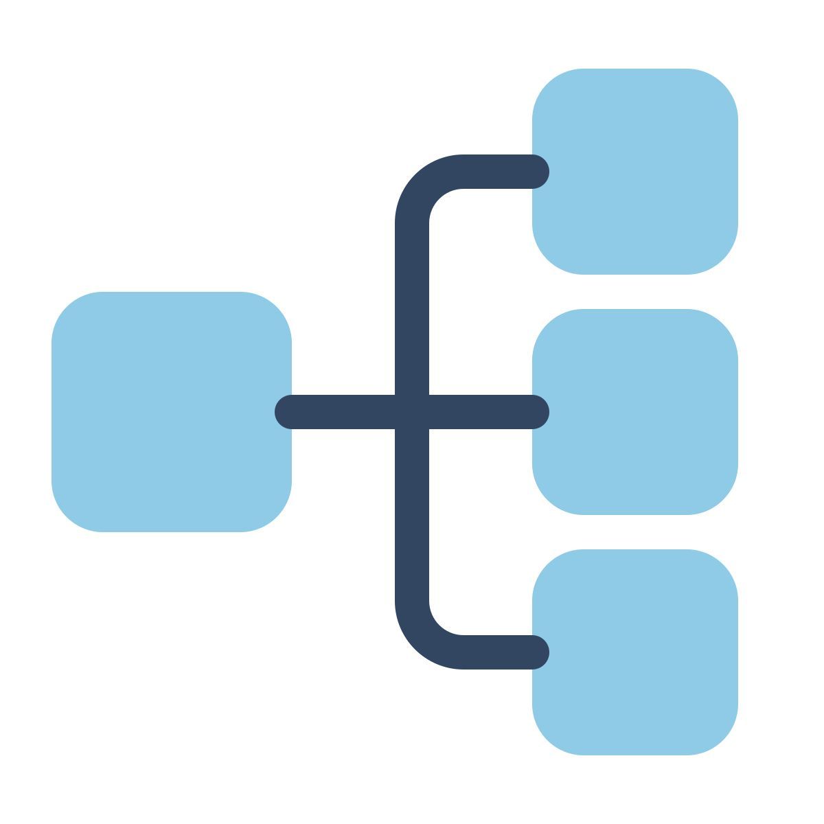 parakeet color style attività in parallelo icon