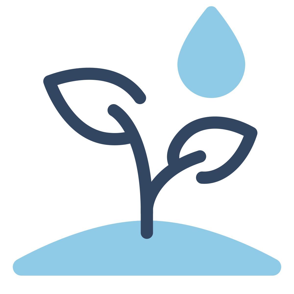 parakeet color style pflanze im regen icon