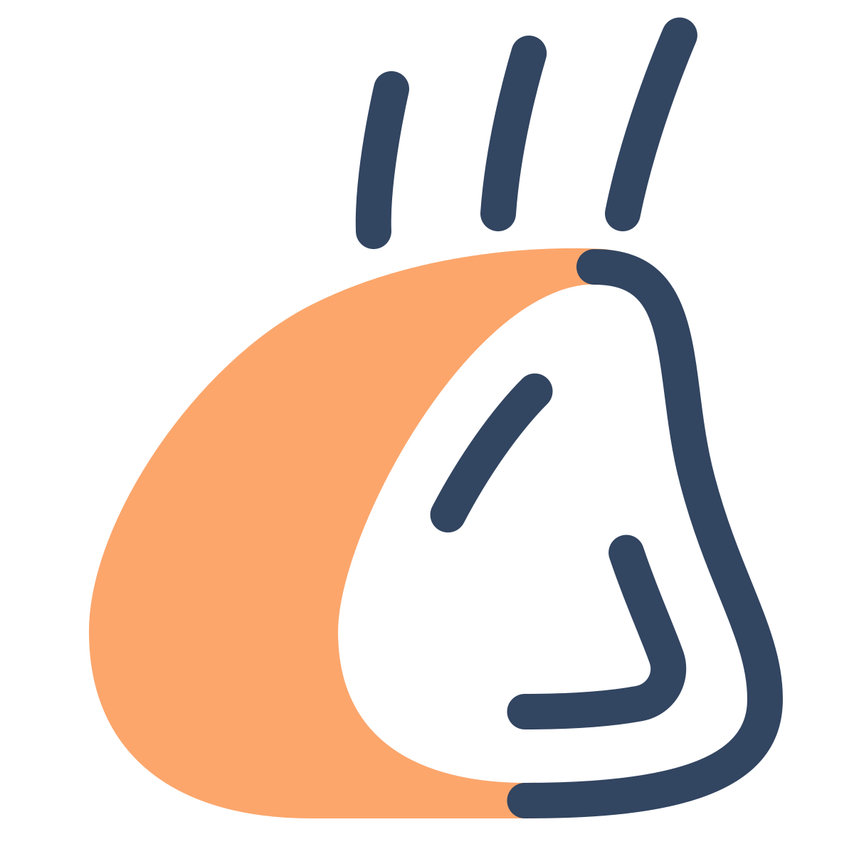 parakeet color style rack of lamb icon