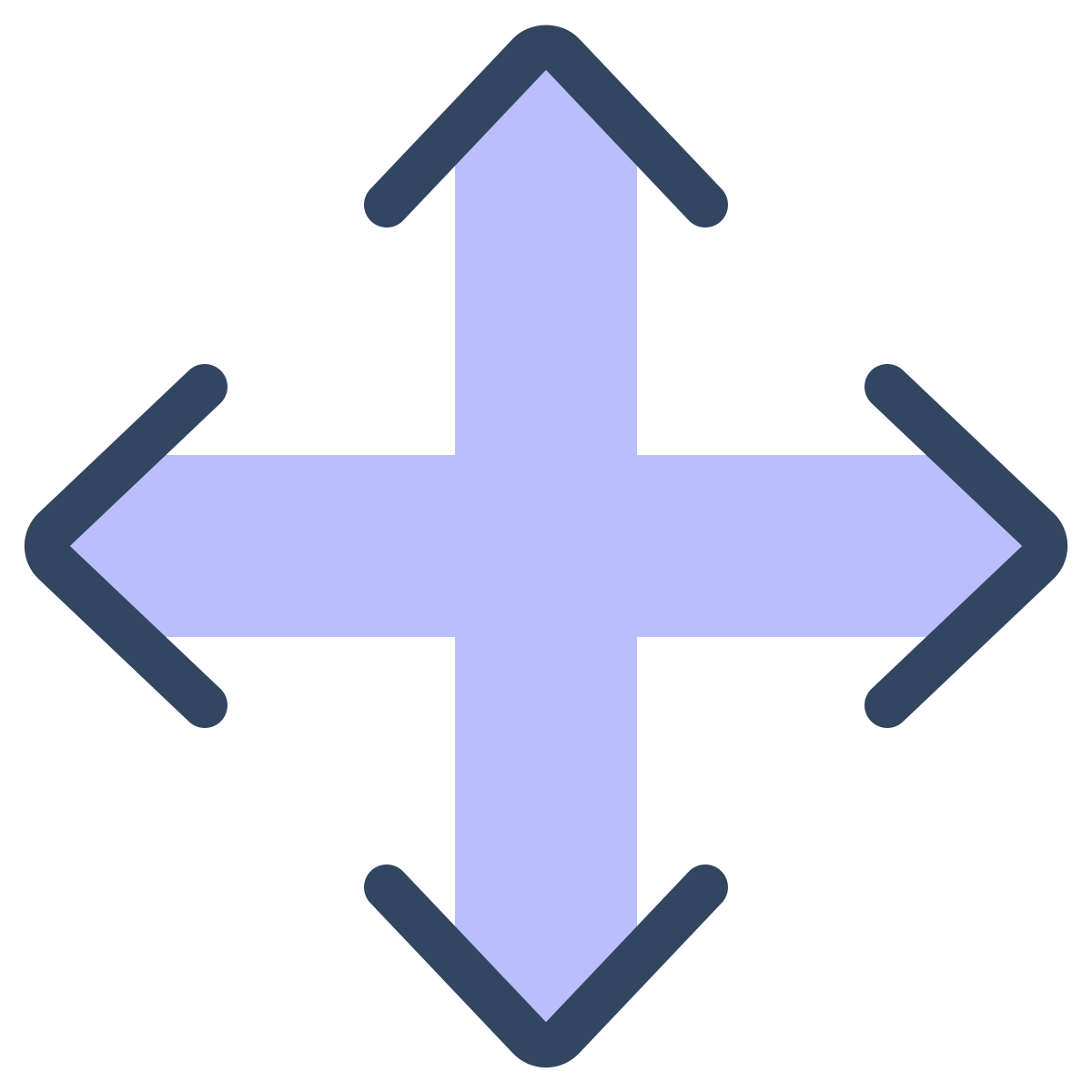 parakeet color style resize four directions icon