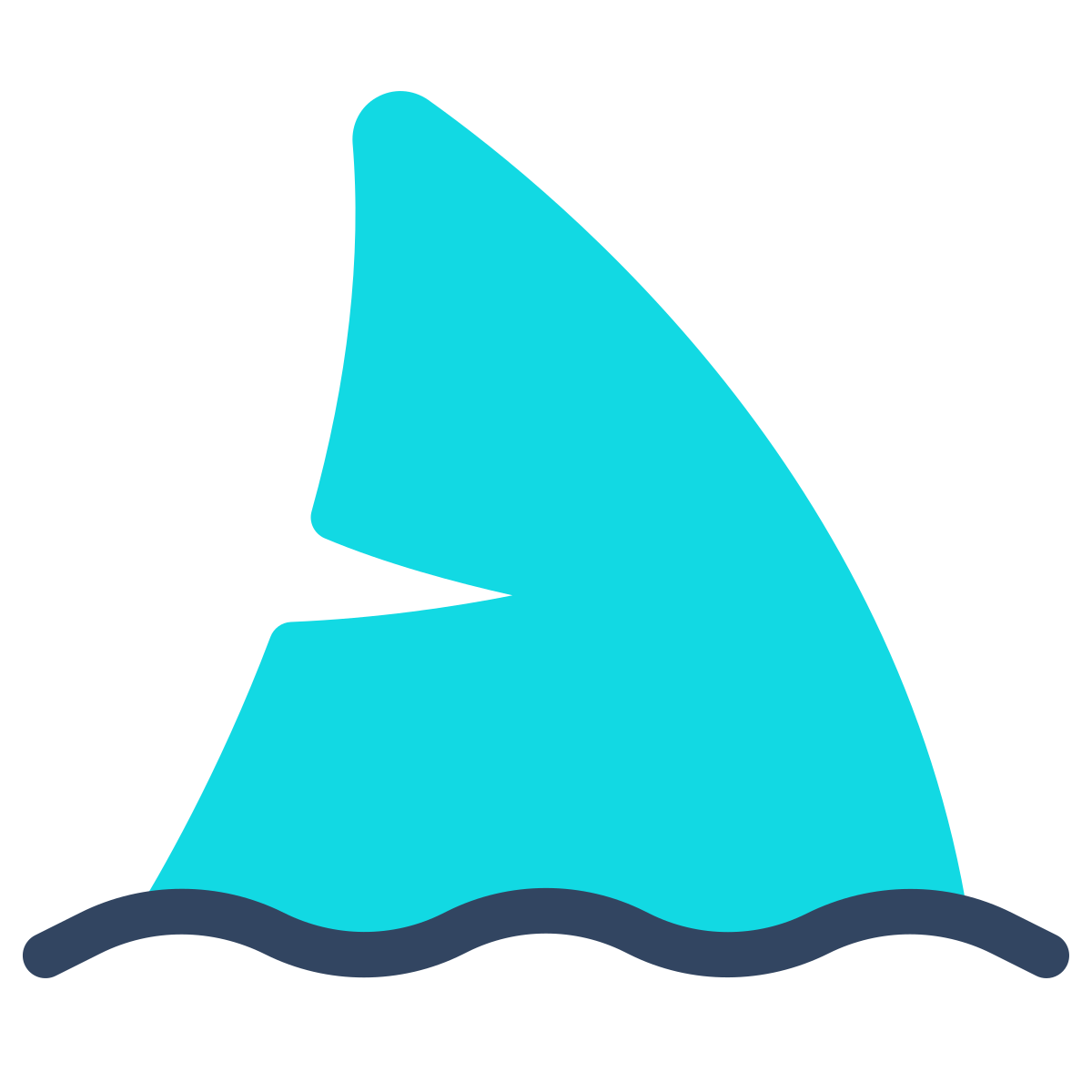 parakeet color style shark icon