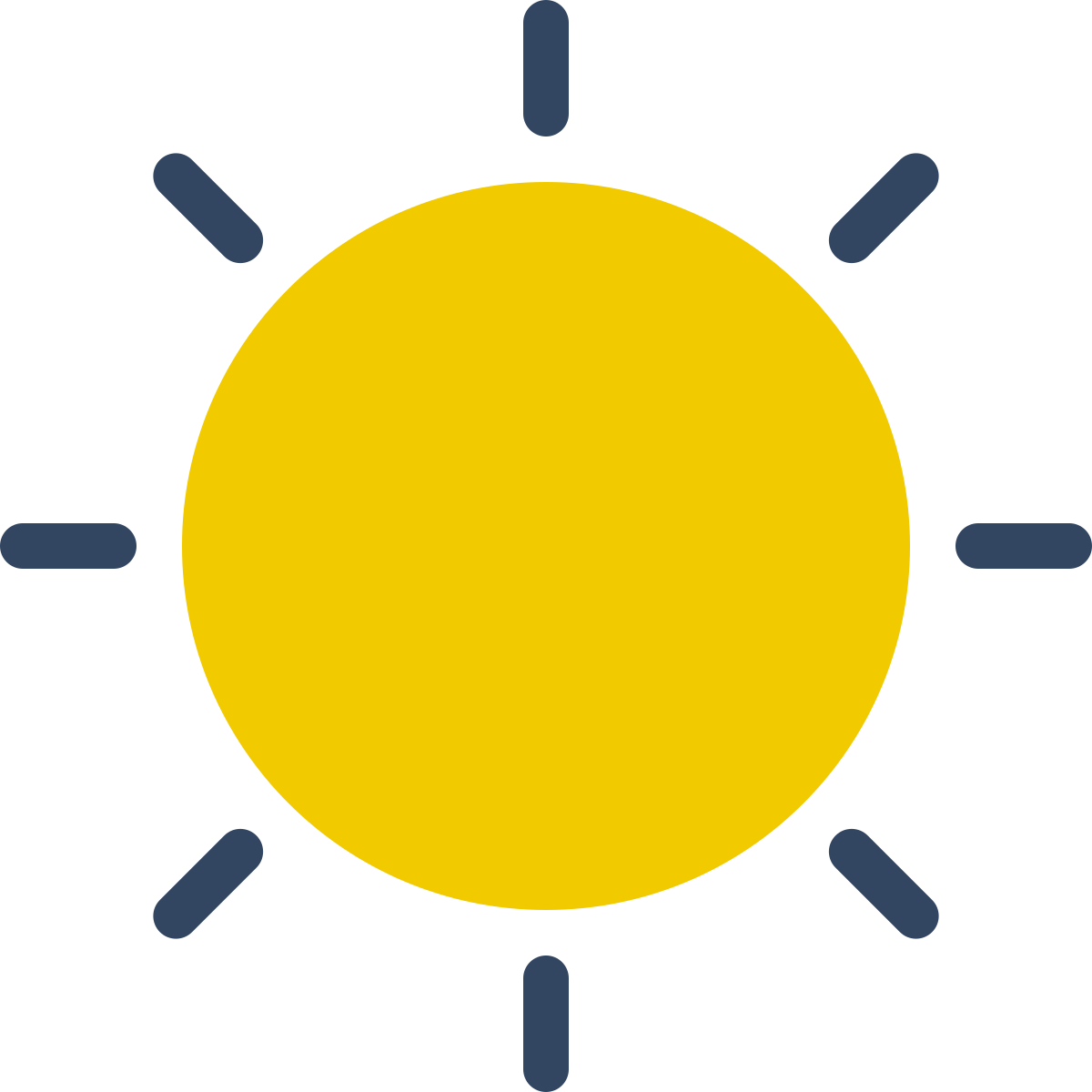 parakeet color style sun icon
