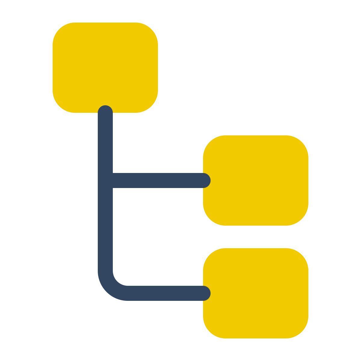 parakeet color style struttura ad albero icon