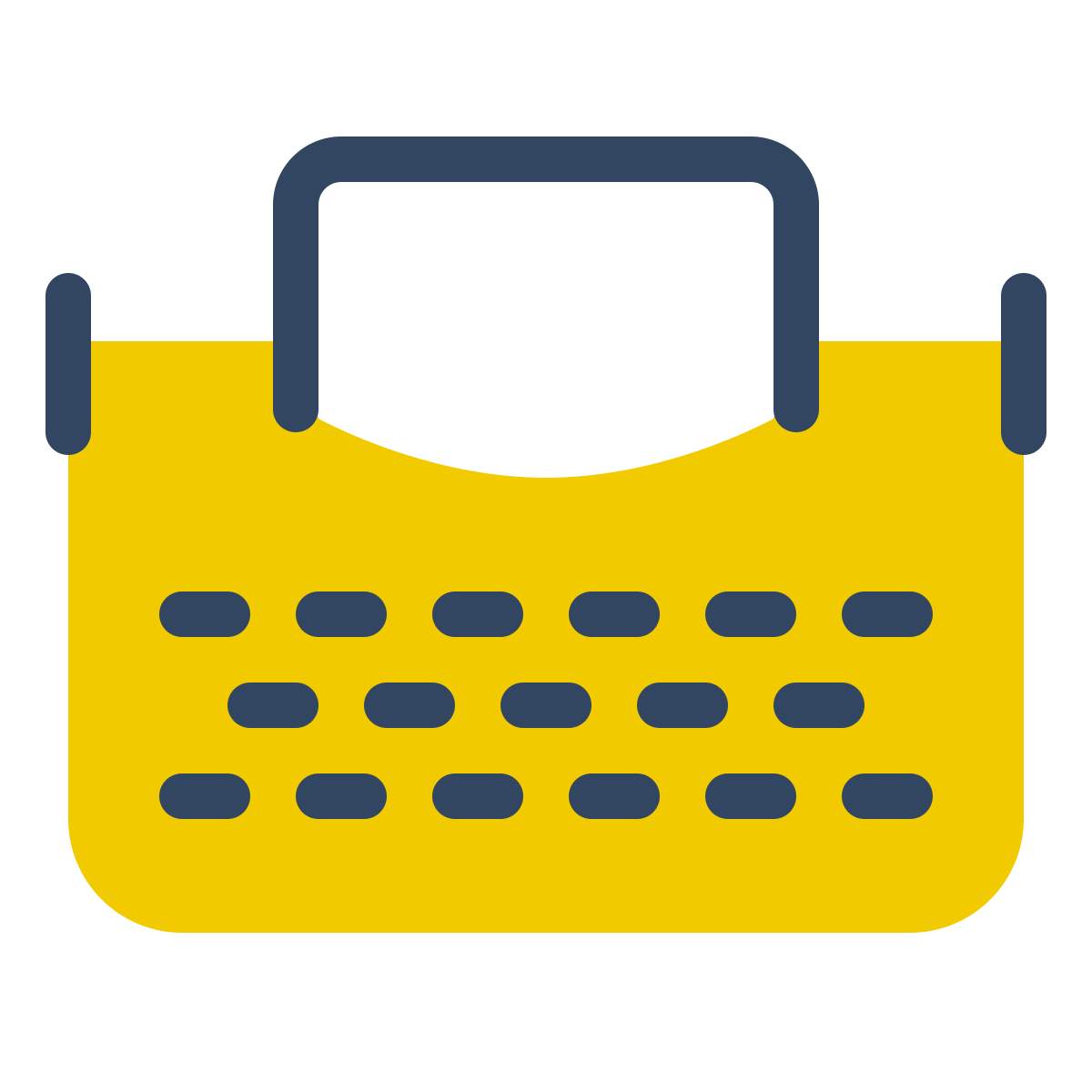 parakeet color style typewriter with paper icon