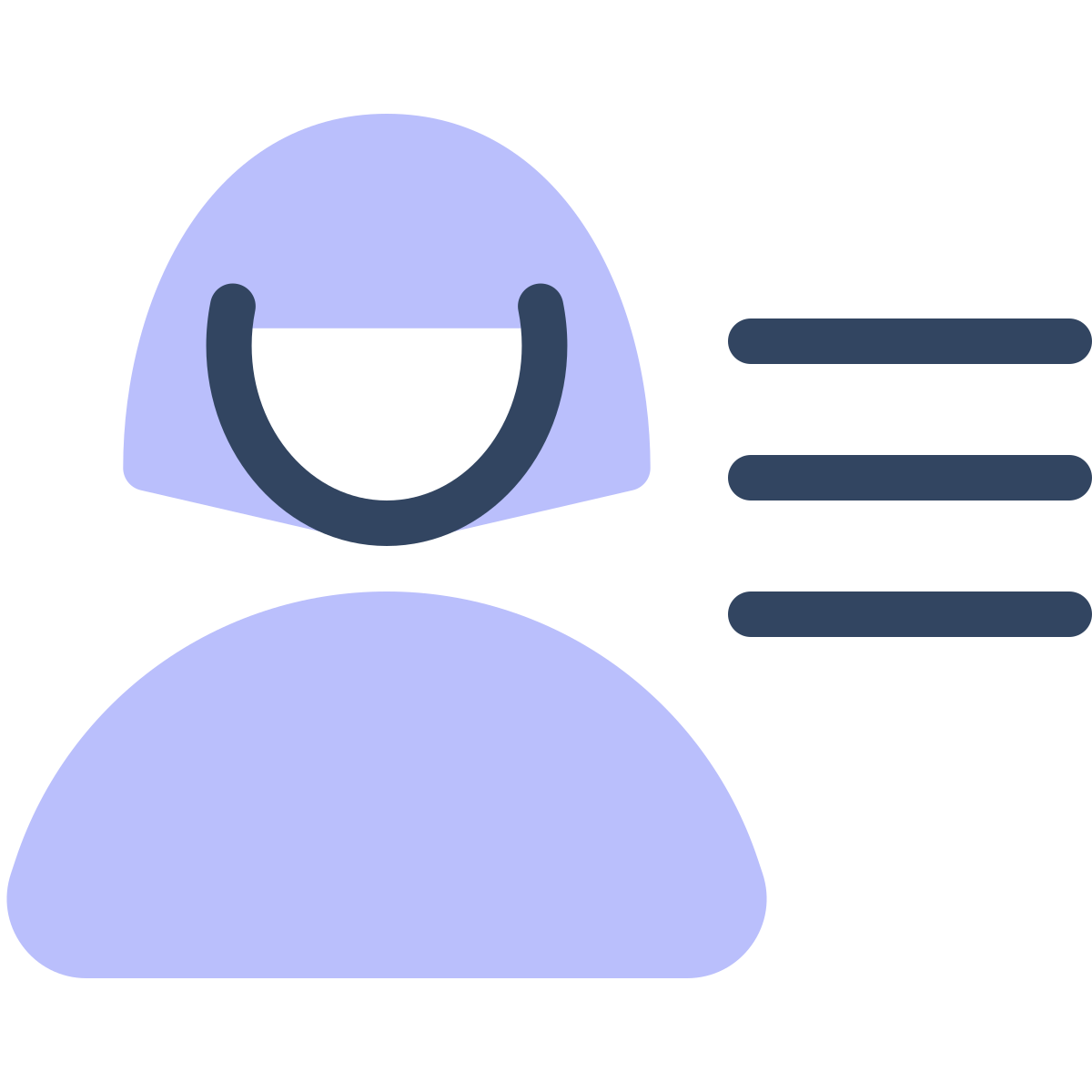 parakeet color style user menu female icon