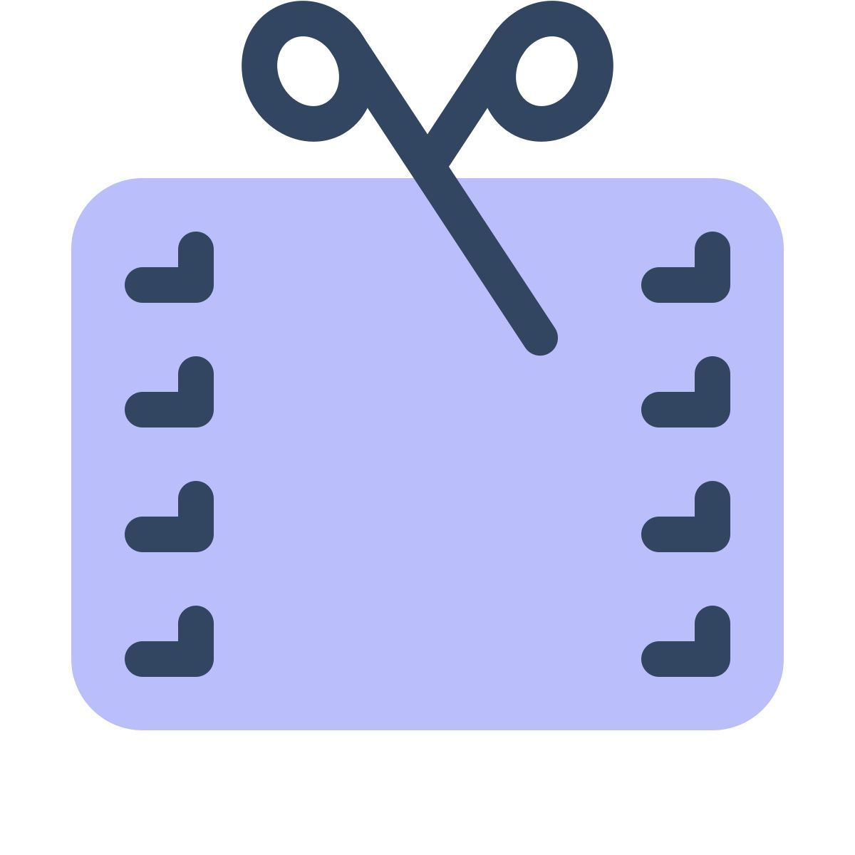 parakeet color style montage vidéo icon