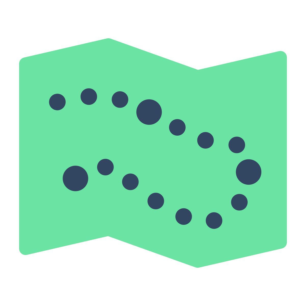 parakeet color style punto sulla mappa icon