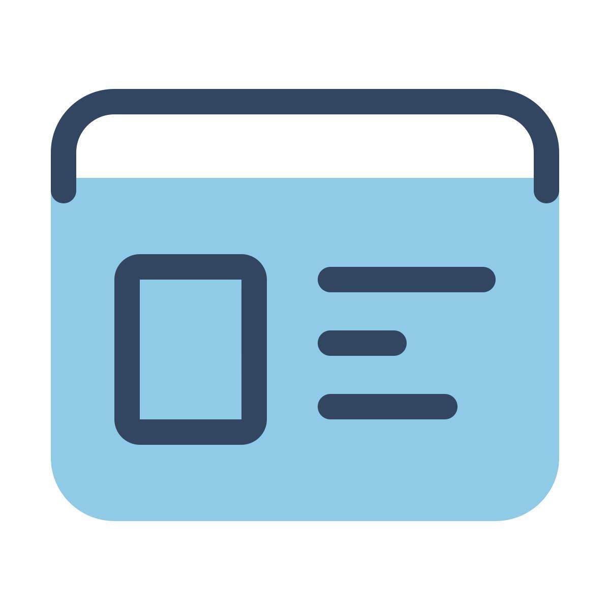 parakeet color style web design icon