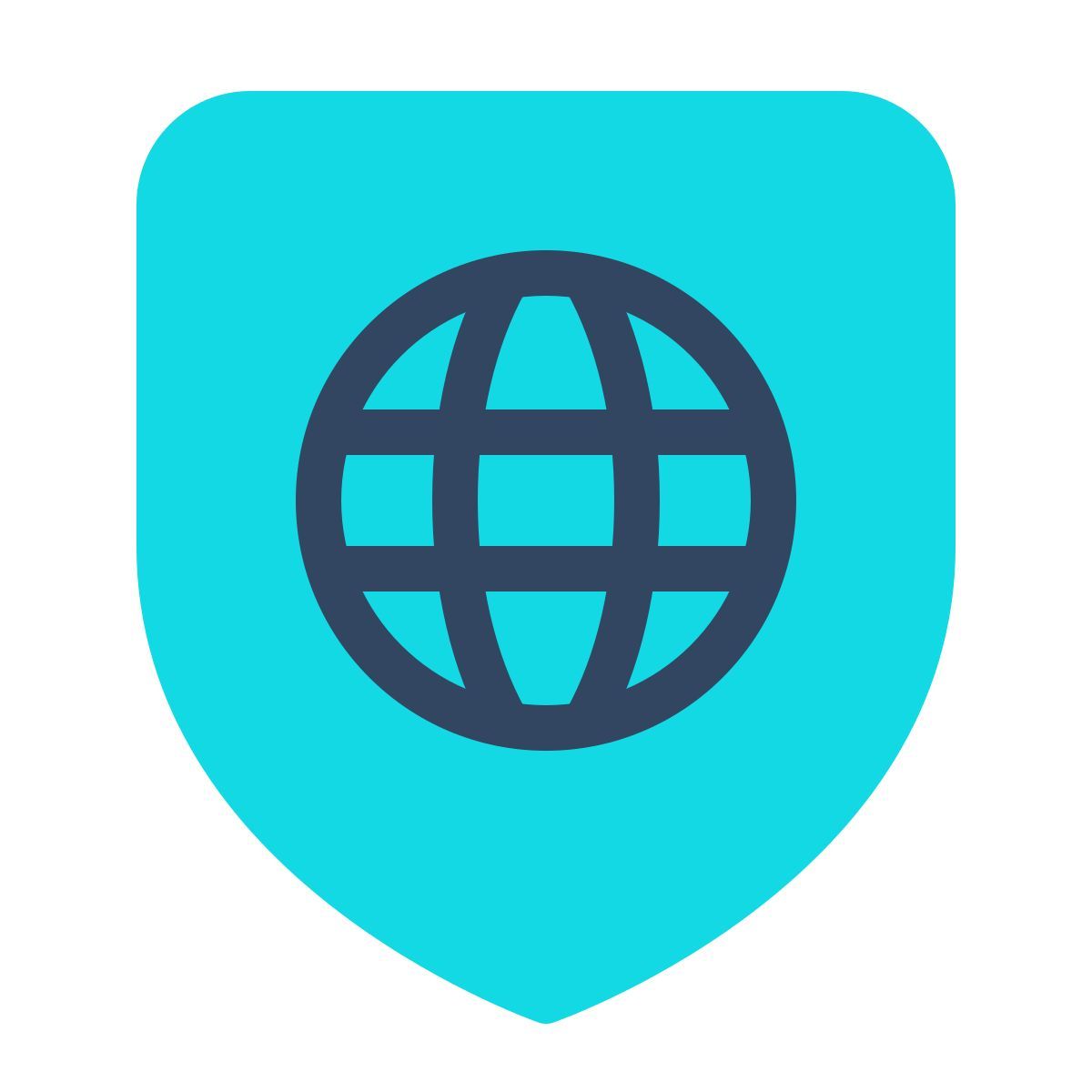 parakeet color style web shield icon