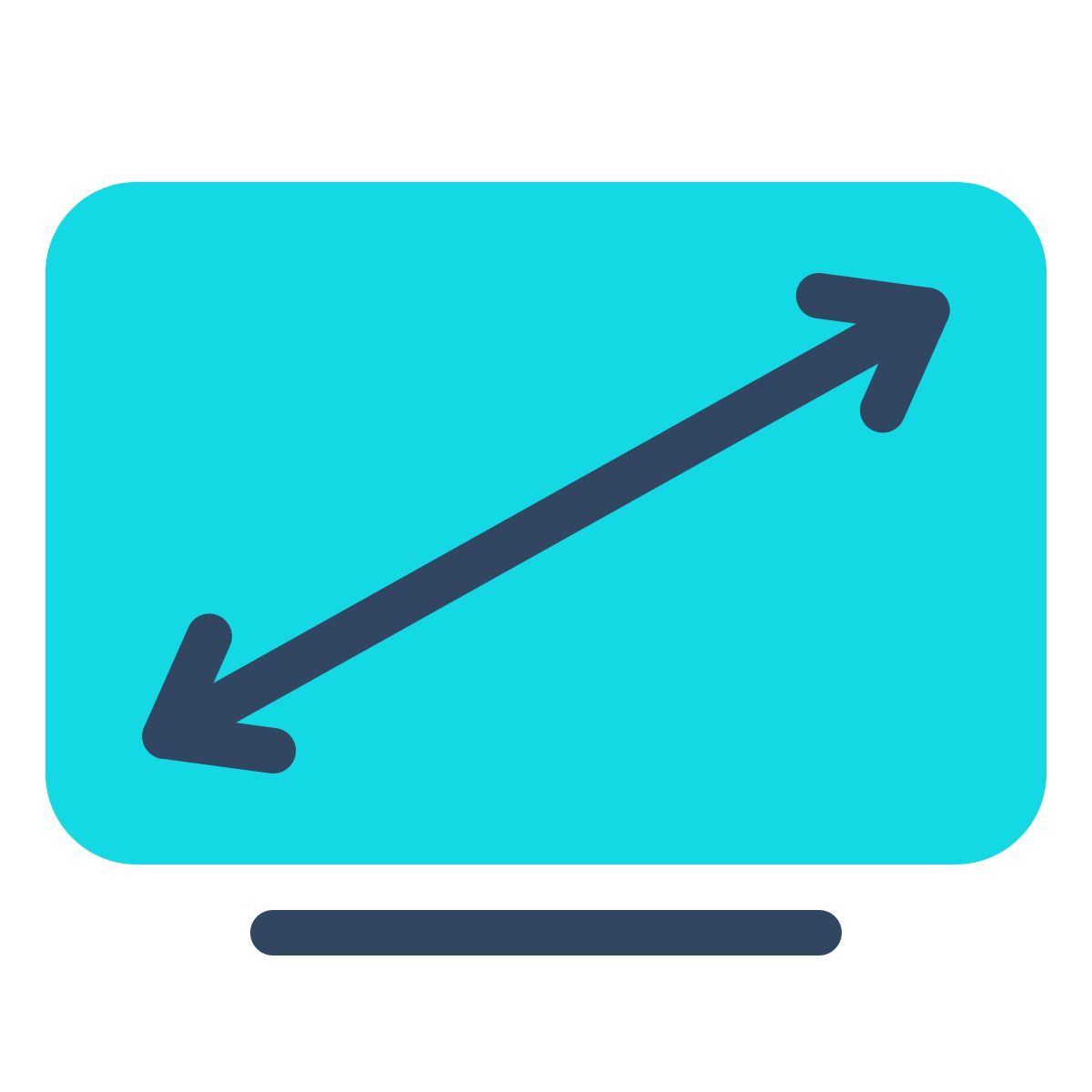 parakeet color style tv widescreen icon