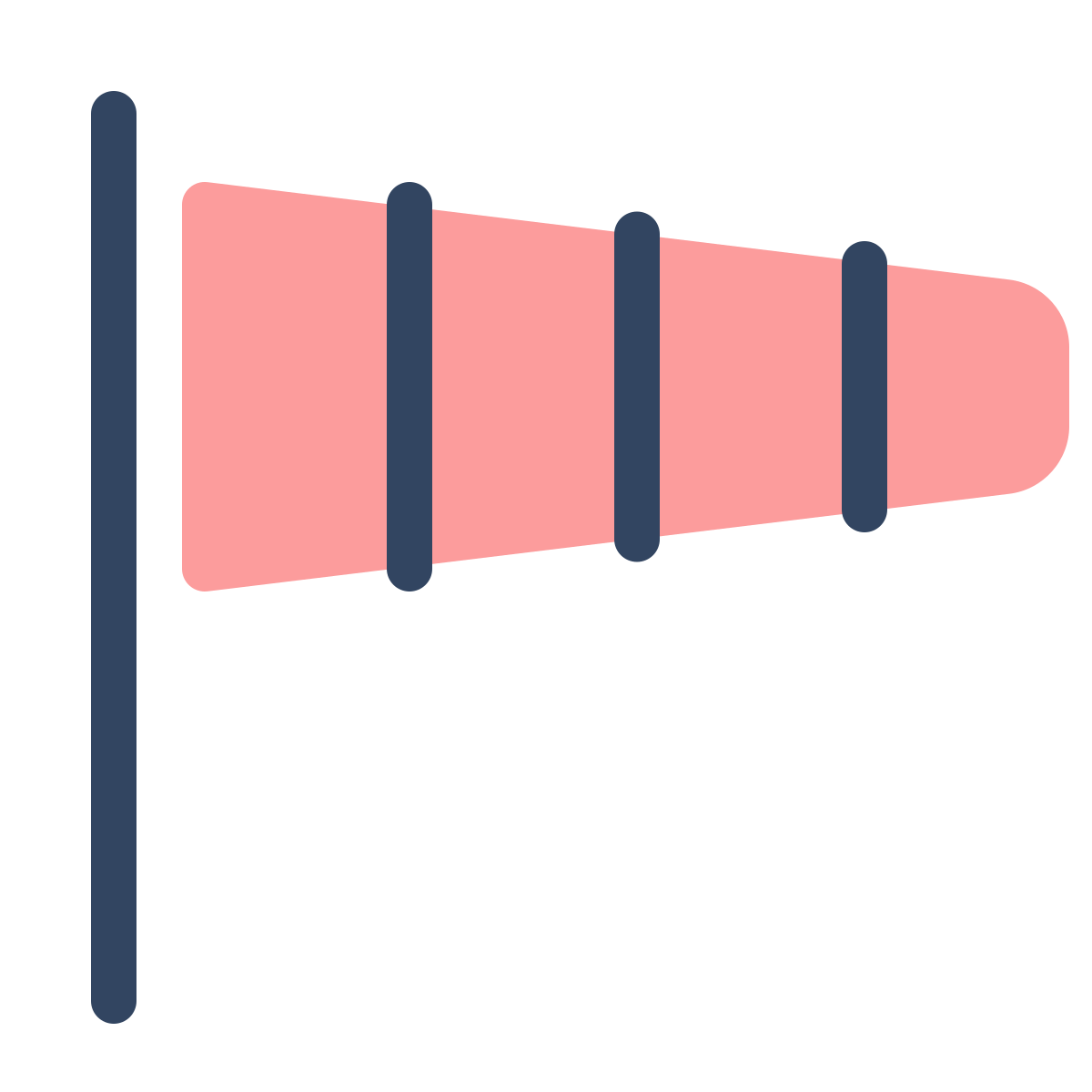 parakeet color style windsock icon