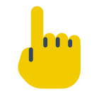 One Finger icon in Parakeet Style
