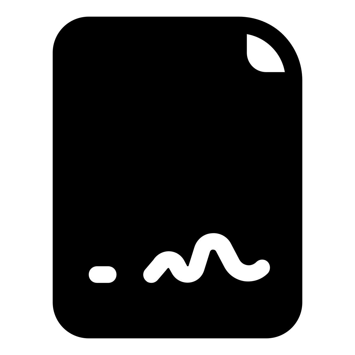 pastel glyph style 협정 icon