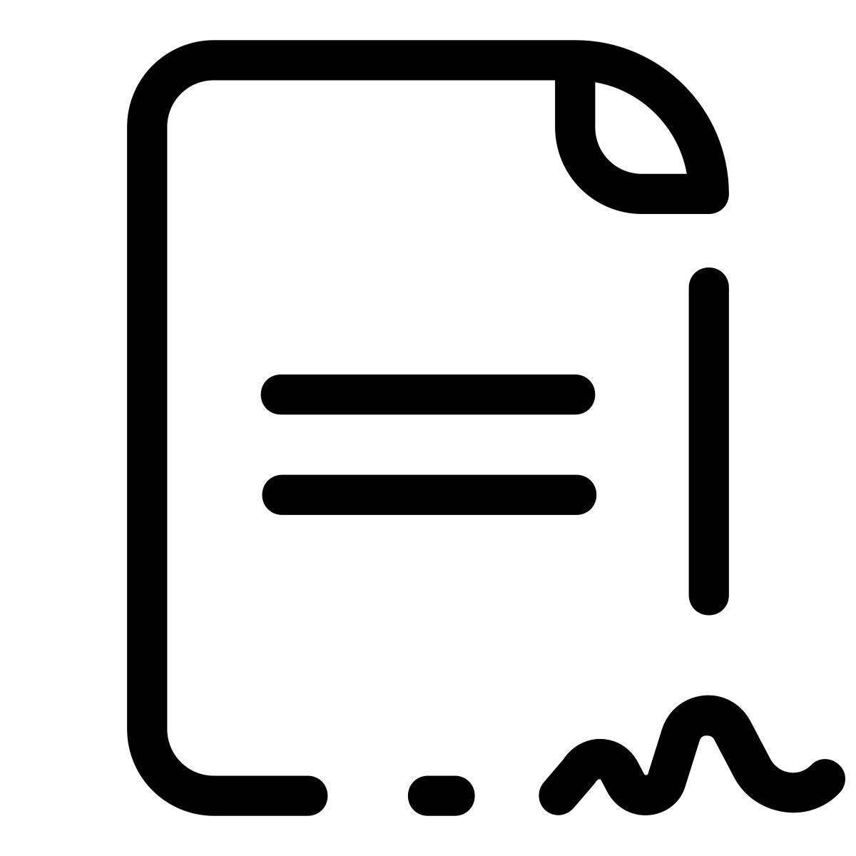 pastel glyph style 협정 icon